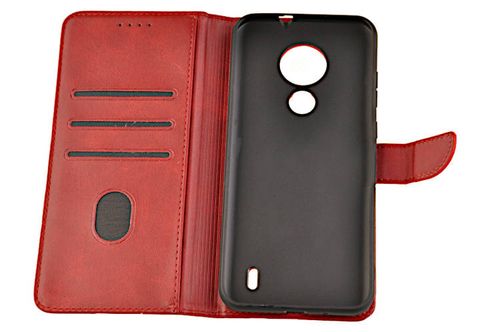 Etui portfel Wallet do Nokia C21 czerwony na Arena.pl