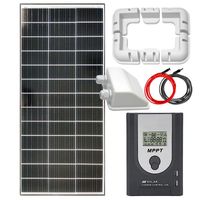 ZESTAW FOTOWOLTAICZNY 180W SOLARNY UCHWYTY MONTAŻOWE MPPT