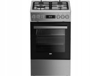 Kuchnia Gazowo-elektryczna BEKO FSM51339DXDS 50 cm srebrna