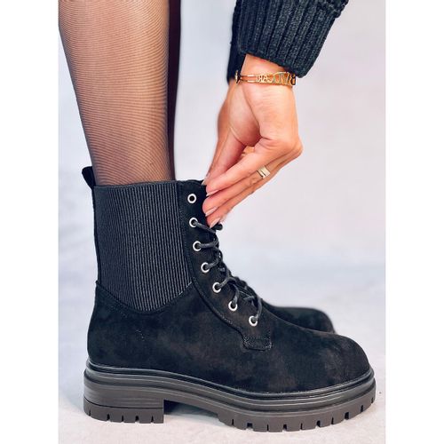 Botki sznurowane workery Vecna Black r.37 na Arena.pl