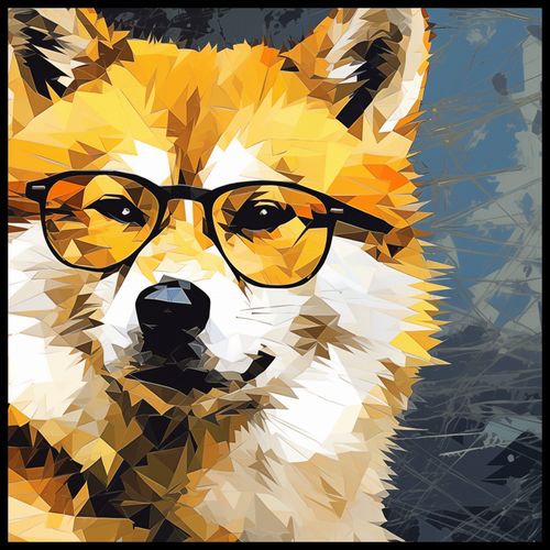 Plakat 100x100cm Intelektualny Psiak na Arena.pl