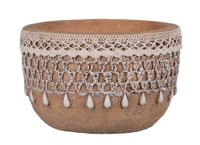 Doniczka ceramiczna boho