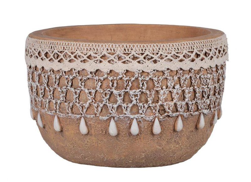 Doniczka ceramiczna boho zdjęcie 1