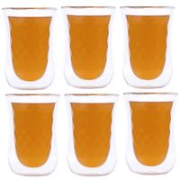 2 x SZKLANKI TERMICZNE 280 ML DO KAWY I HERBATY PUCHARKI ZESTAW 6 SZT