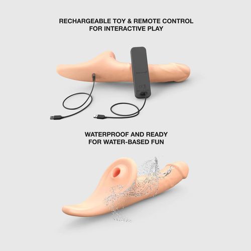 Multi Orgasm Realistic Dildo - M - Vanilla Tr na Arena.pl