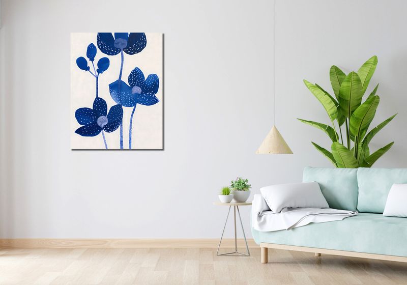 Obraz 70x90cm Nocne Kwiaty zdjęcie 2