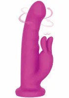 playhouse rotating rabbit vibrator silikonowy, wodoodporny, ładowalny