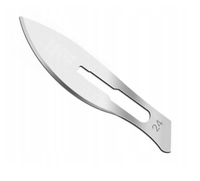 Ostrze do skalpela chirurgiczne jałowe nr 24 10 sztuk