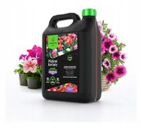 Nawóz organiczny Piękne Kwiaty naturalny NPK 5L astry tulipany róże cynie