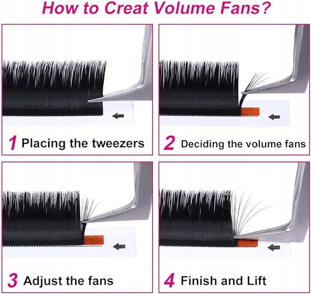 LadyLashes Easy Fan syntetyczne rzęsy do przedłużania zdjęcie 6