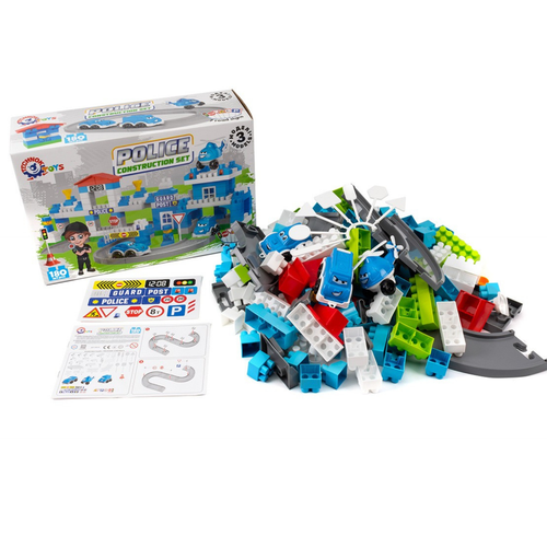 Zestaw Klocków Klocki Dla Dzieci Posterunek Policji 180 El. Technok 8447 na Arena.pl