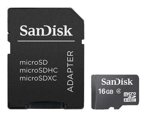 SanDisk microSDHC 16GB + adapter SD na Arena.pl