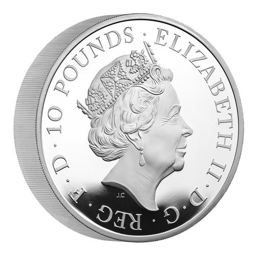 The Royal Tudor Beasts: The Yale of Beaufort 10 uncji Srebra 2023 Proof na Arena.pl