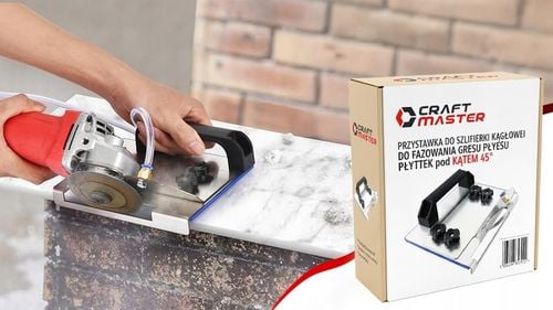 PRZYSTAWKA DO SZLIFIERKI KĄTOWEJ DO FAZOWANIA CIĘCIA GRESU PŁYTEK na Arena.pl