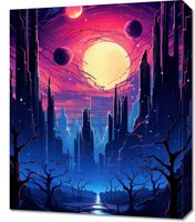 Obraz 50x60cm Gwieździste Miasto