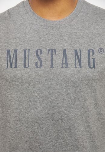MUSTANG Style Alex C LOGO Tee MĘSKI T-SHIRT KOSZULKA Mid Grey Melange 1013221 4140 XL na Arena.pl