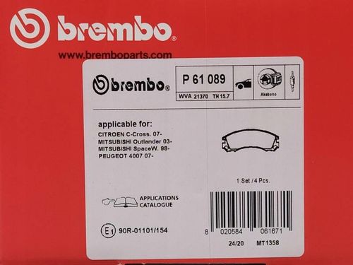 KLOCKI HAM MITSUBISHI OUTLANDER BREMBO na Arena.pl