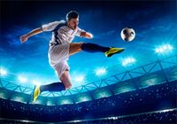 Fototapeta 3D stadion piłka nożna gol 260x200 FLI