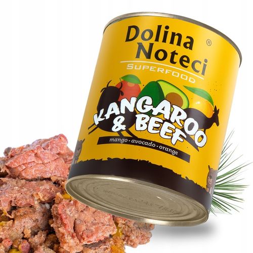 Karma dla psa DOLINA NOTECI Kangur wołowina12x800g na Arena.pl