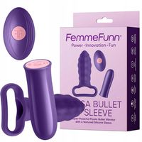 Masażer na pilota + nakładka stymulująca.