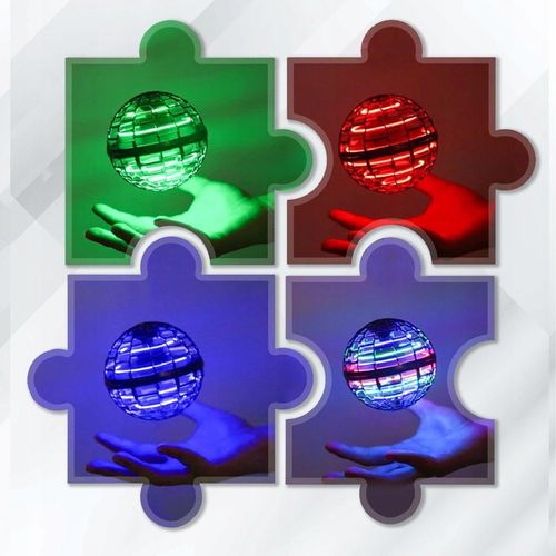 LATAJĄCA KULA STEROWANY RĘKĄ SPINNER DRON UFO LED ŚWIECI na Arena.pl