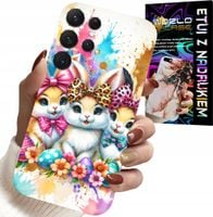 ETUI DO SAMSUNG GALAXY S23 Ultra - KRÓLICZKI, ŚWIĄTECZNE, KRÓLIK, WIELKANOC