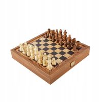Zestaw Gier 2w1 Manopoulos – Orzech – Szachy i Tryktrak (Backgammon) 27x27