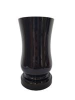 Wazon nagrobny W-10 czarny gładki