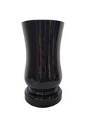 Wazon nagrobny W-10 czarny gładki