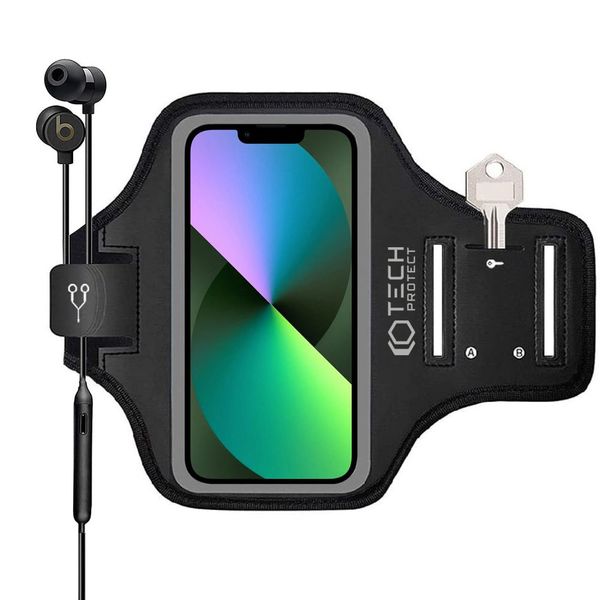 TECH-PROTECT M2 UNIVERSAL SPORT ARMBAND BLACK zdjęcie 1