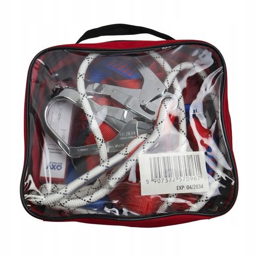 Szelki bezpieczeństwa BHP z AMORTYZATOREM Y - zestaw BASIC + 03 OXYLINE na Arena.pl