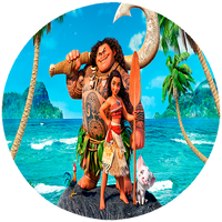 Opłatek na tort Vaiana