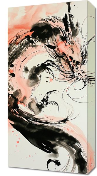 Obraz 30x60cm Smocza Furia zdjęcie 1