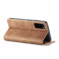 ETUI Z KLAPKĄ DO GALAXY S20 SKÓRZANE PORTFEL POKROWIEC ZAMYKANE + FOLIA