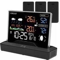 Stacja pogodowa pogody meteo Higrometr Barometr Termometr 3 CZUJNIKI Manta