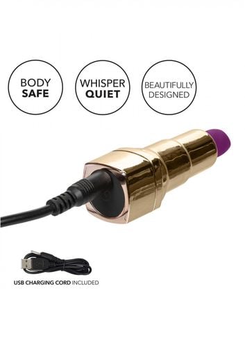 bad bitch lipstick vibrator gold na Arena.pl