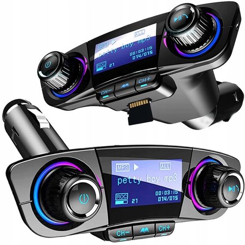 TRANSMITER FM BLUETOOTH 5.0 USB MULTIMEDIALNY 8w1 na Arena.pl