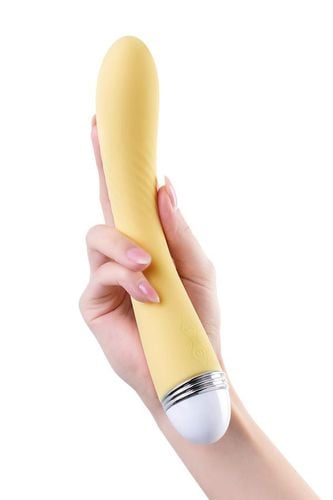 vibrator flovetta by toyfa calla, silicone, yellow, 22 cm na Arena.pl