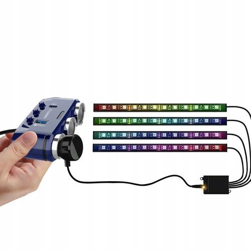 Rozdzielacz Gniazda Zapalniczki Samochodowej Ładowarka 12-24V Port USB-C na Arena.pl