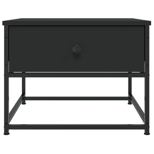 Stolik kawowy, czarny, 51x51x40 cm, materiał drewnopochodny na Arena.pl