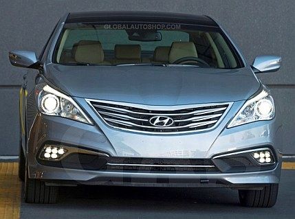 Hyundai Azera - Chromowane Listwy Grill Chrom Atrapy Zderzaka Tuning zdjęcie 3