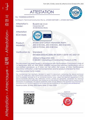 Czujnik Czadu i dymu Tlenku Węgla Detektor Alarm Wykrywacz Czadu na Arena.pl