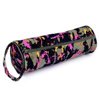 Okrągły bawełniany piórnik etui moro