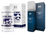 Potency Therapy Zestaw 60 Kapsułek + Żel Potencja Mocna Erekcja Wzwód SHS