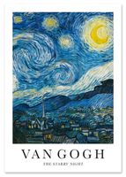 Plakat Van Gogh starry night 40x50 cm