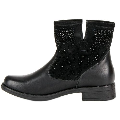 Wsuwane czarne botki r.40 na Arena.pl