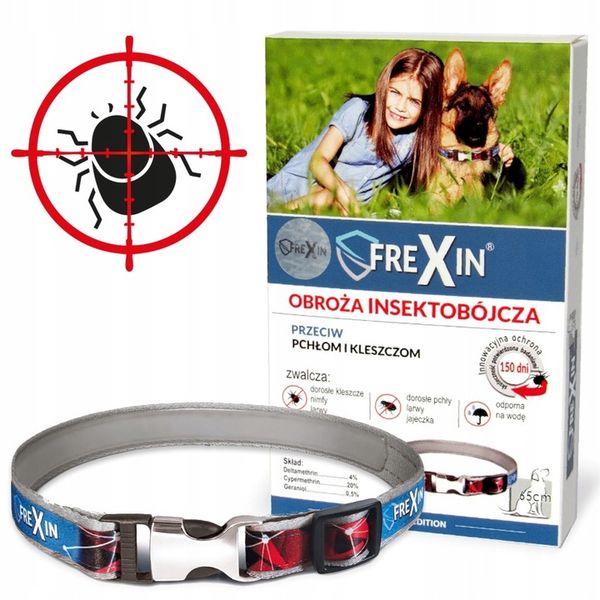 Obroża na pasożyty FREXIN - 65 cm zdjęcie 1