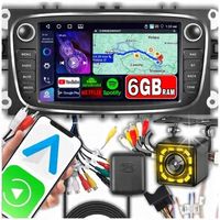 Radio samochodowe FORD MONDEO MK4 FOCUS MK2 MK3 GALAXY CarPlay Android 6GB