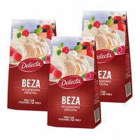 Ciasto Beza Delecta 3x260g wyjątkowo krucha gotowe ciasto w proszku