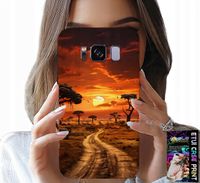 ETUI DO SAMSUNG GALAXY S8 - SAFARI AFRYKA ZACHÓD SŁOŃCA PIĘKNE WIDOK